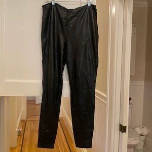 Halogen Faux Leather Leggings